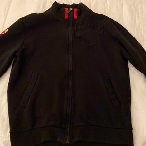 Men’s black Ducati sweatshirt zip up